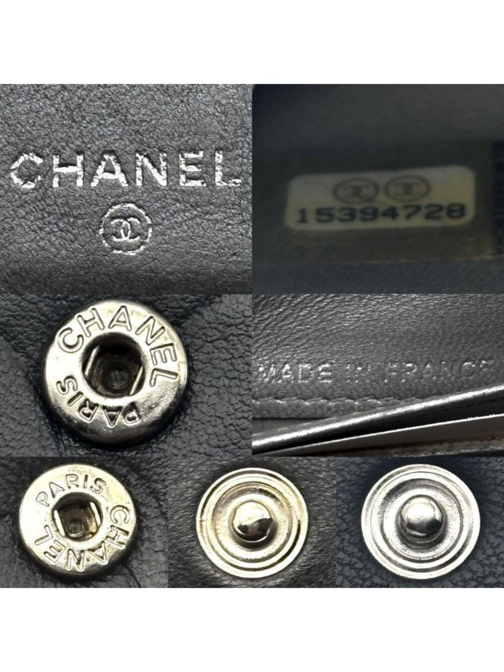 ★SOLD★ Chanel Wallet Camellia Hook Bifold - Picture 11 of 11